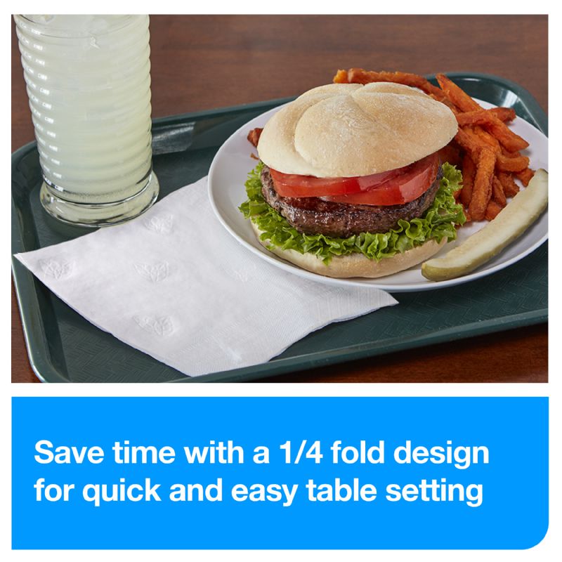 NAPKIN DINNER 15X16.5 1/4 FOLD 2 PLY