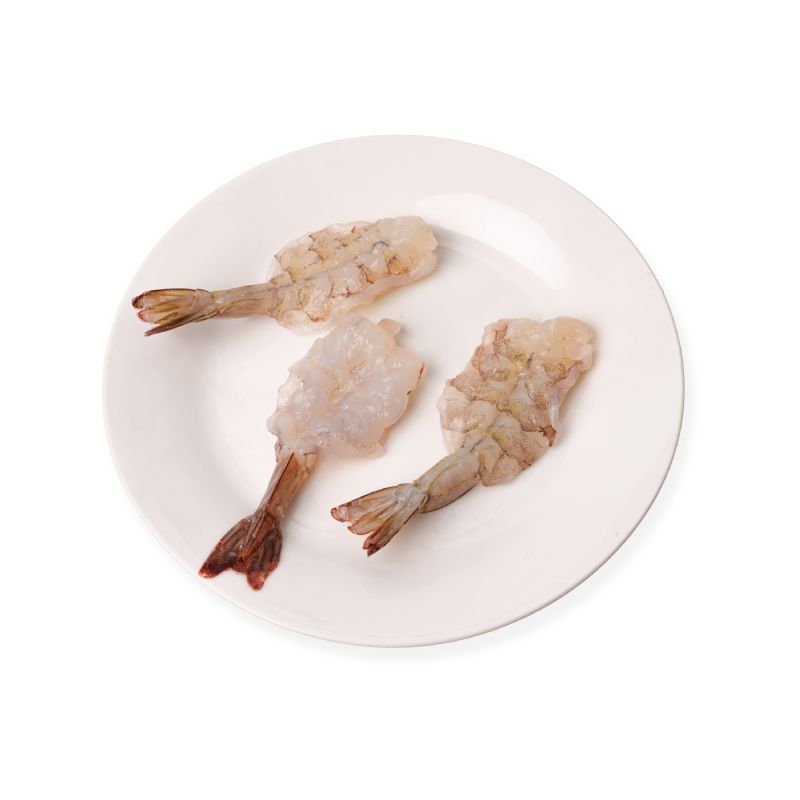 SHRIMP RAW 21/25 P&D TAIL ON BUTTERFLY