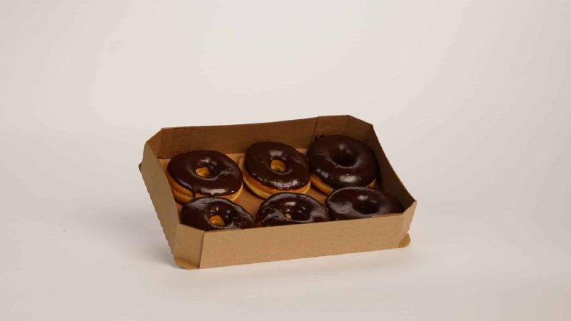 DONUT YEAST RING CHOCOLATE ICED 2.7 OZ CS= 4 / 6 CT
