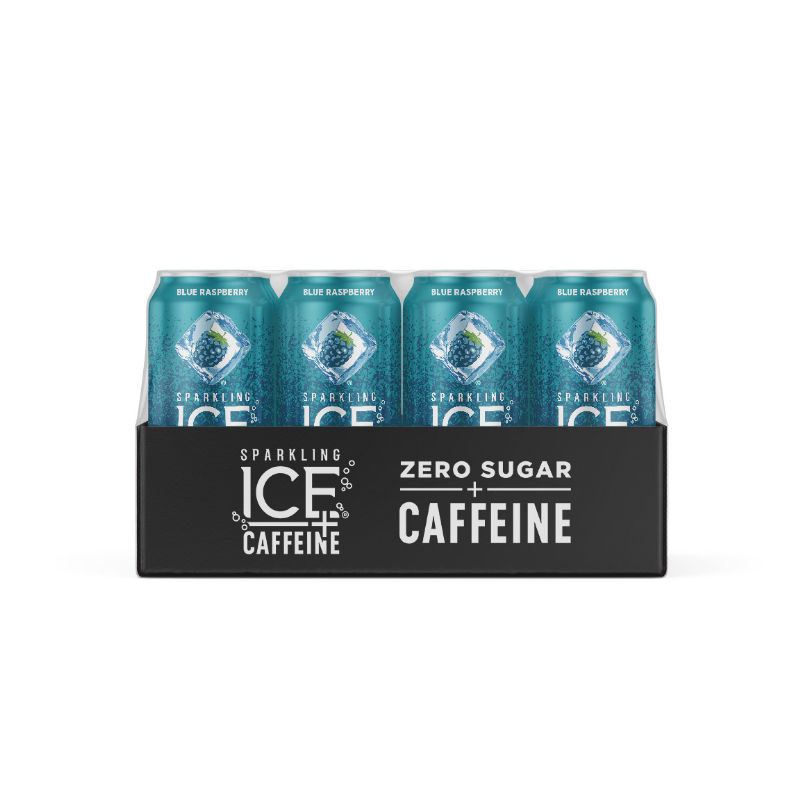 WATER SPARKLING BLUE RASP + CAFFEINE