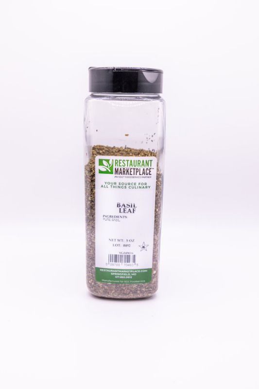 SPICE SWEET BASIL LEAF 6 5 OZ EACHES PER CASE