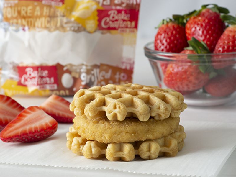 SANDWICH CHICKEN WAFFLE I/W WG