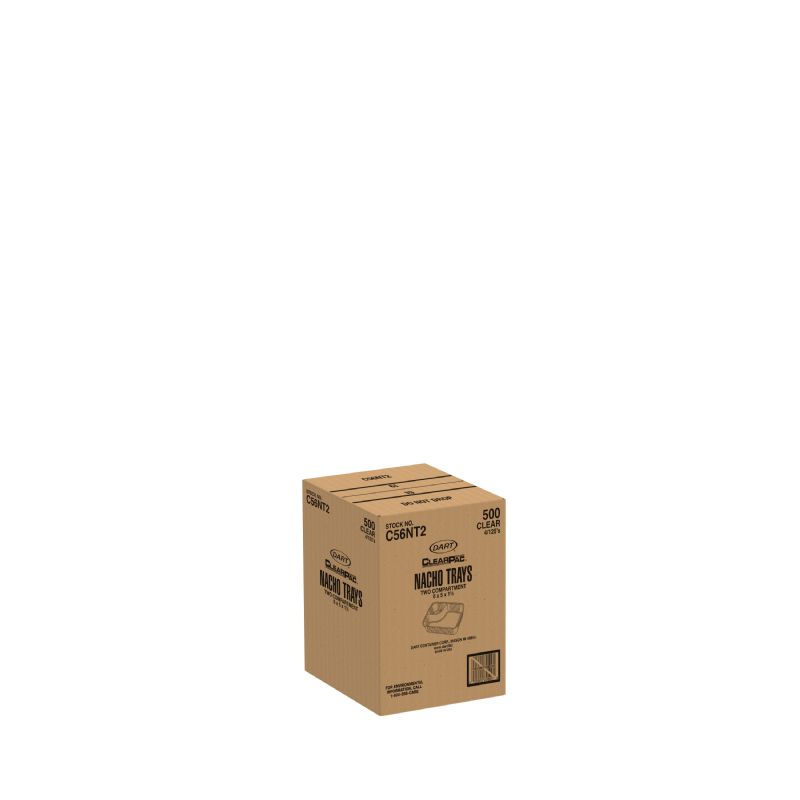 CONTAINER NACHO PLASTIC 2 COMP