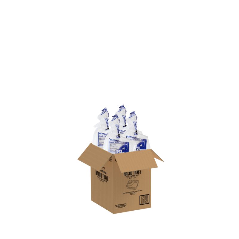 CONTAINER NACHO PLASTIC 2 COMP