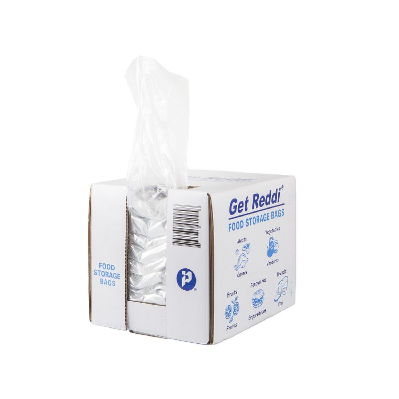 BAG FOOD POLY 8X4X18 1000 PER CASE