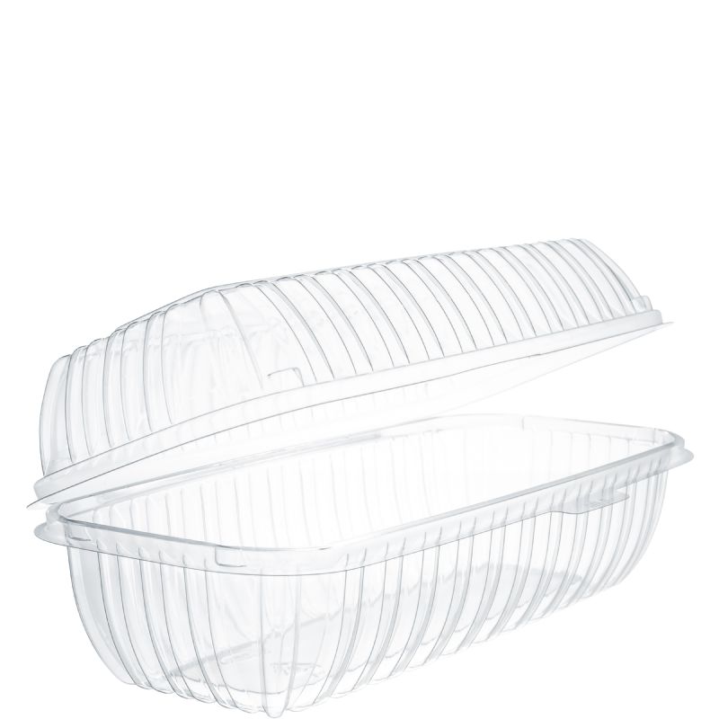 CONTAINER PLASTIC HOAGIE LRG 2 100 CT