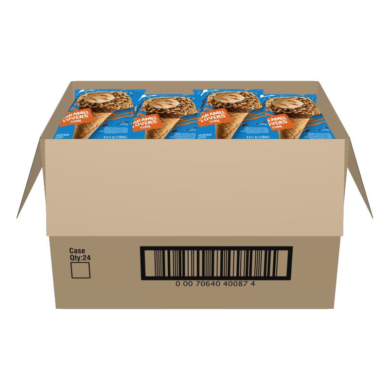 ICE CREAM CONE CHAMP CARAMEL 24 CT CASE