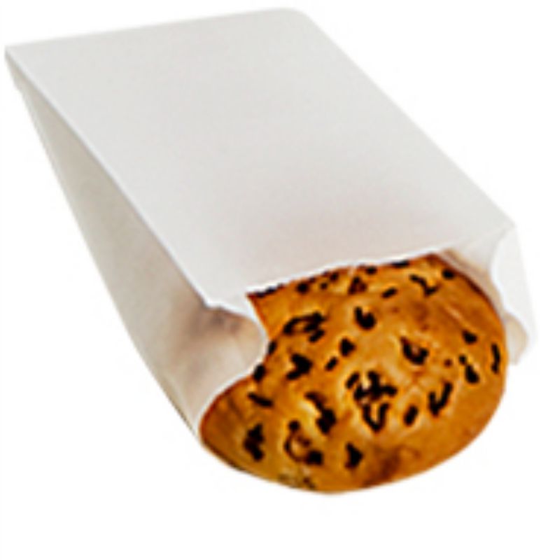BAG BREAD WHITE DOUBLE WAX 4.5X10