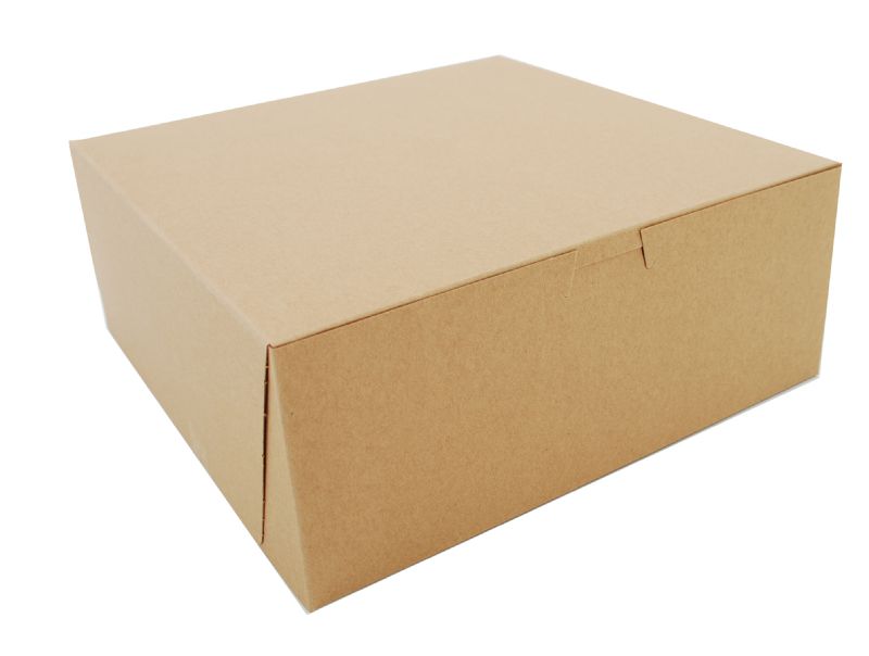 BOX BAKERY 10X10X4 KRAFT 100 BOXES PER CASE