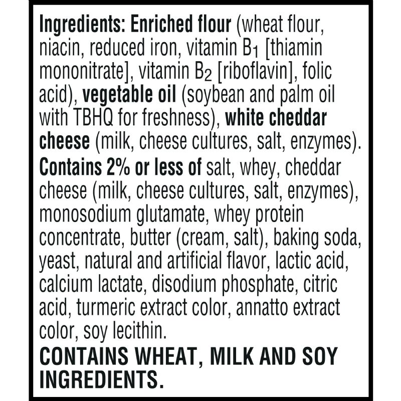CRACKER CHEEZ IT WHITE CHEDDER 60 1.5 OZ PER CASE