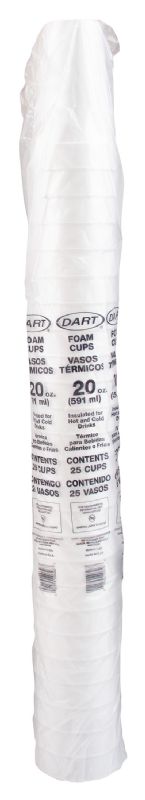 CUP FOAM 20 OZ 25 CT 20 PER CS