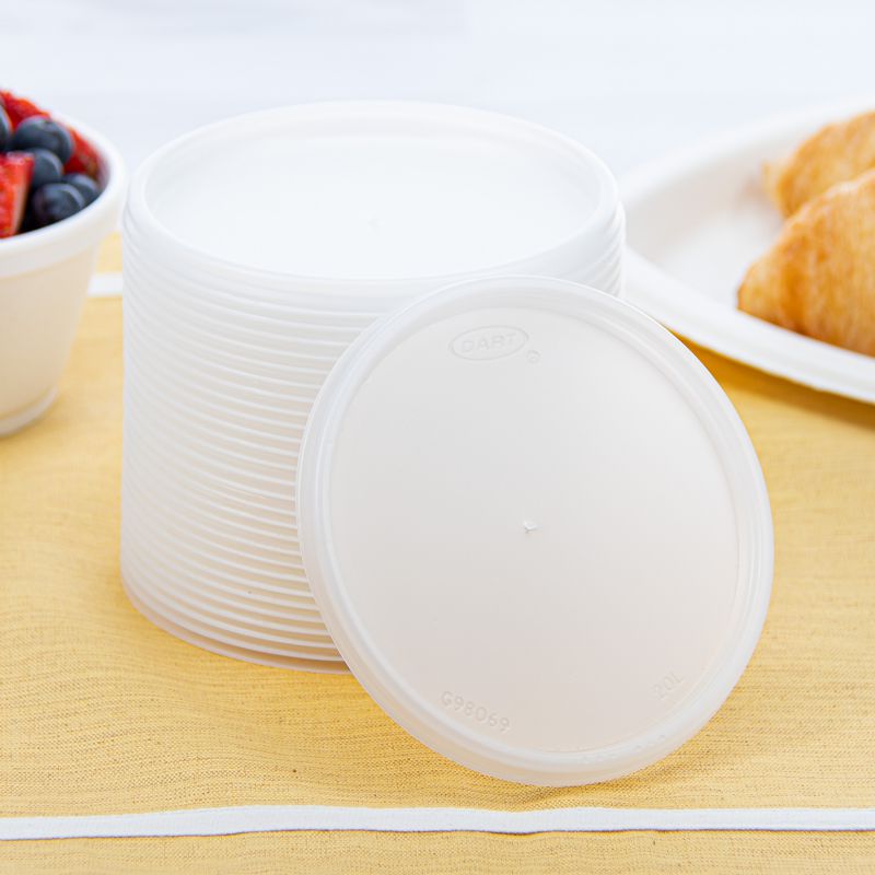 LID PLASTIC TRANSLUCENT VENTED 10 100 PKS PER CASE