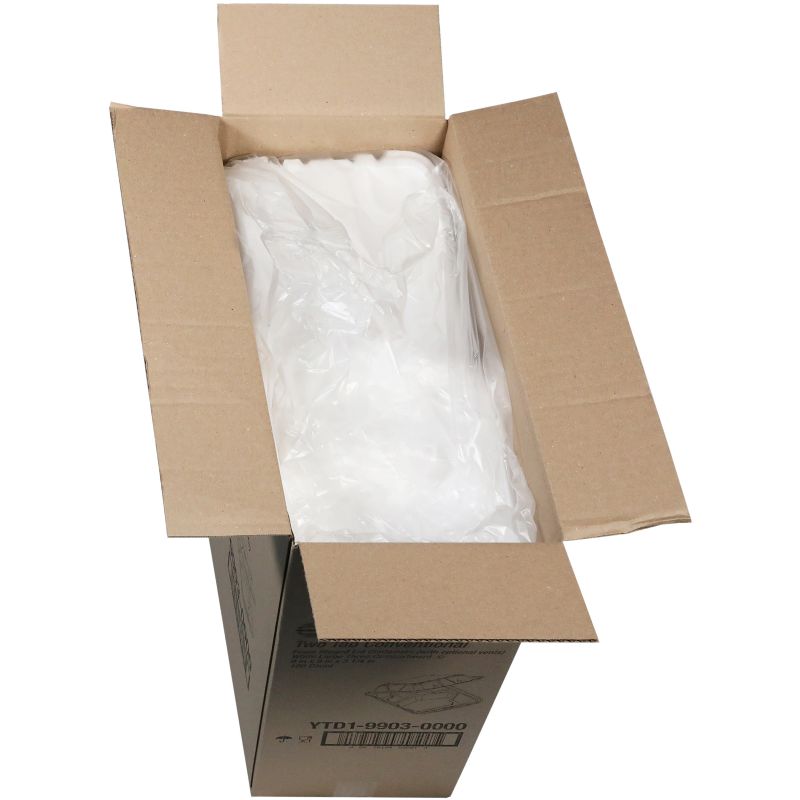 CONTAINER HNGD 3 COMP 9X9 2 72 CT PER CASE *SUB*