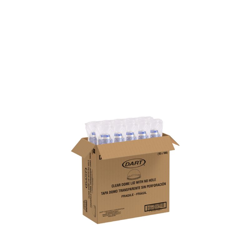 LID DOME CLEAR NO HOLE