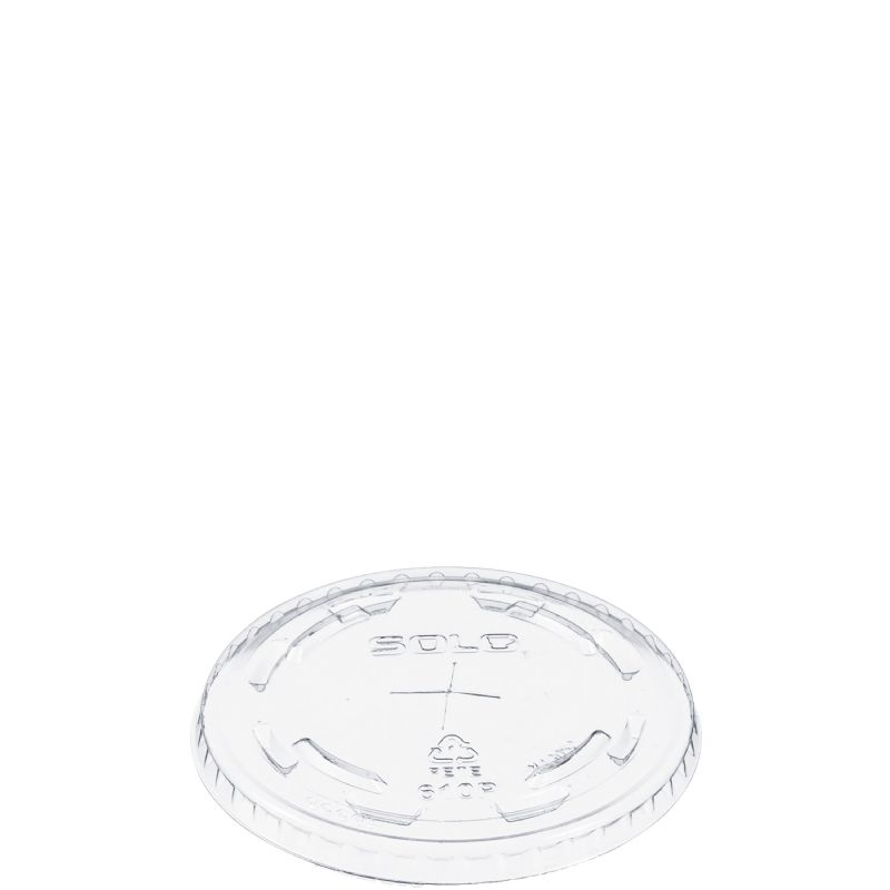 LID CLEAR STRAW SLOTTED10 100 CT