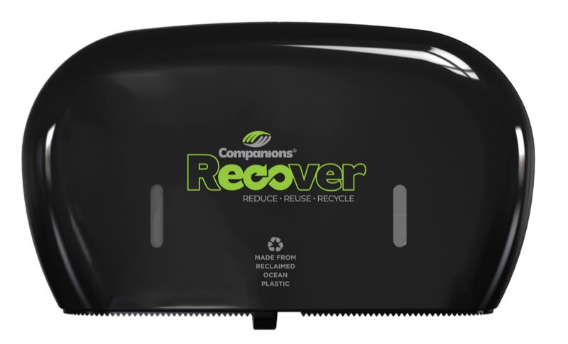 DISPENSER BATH TISSUE BLK 7" ROLL