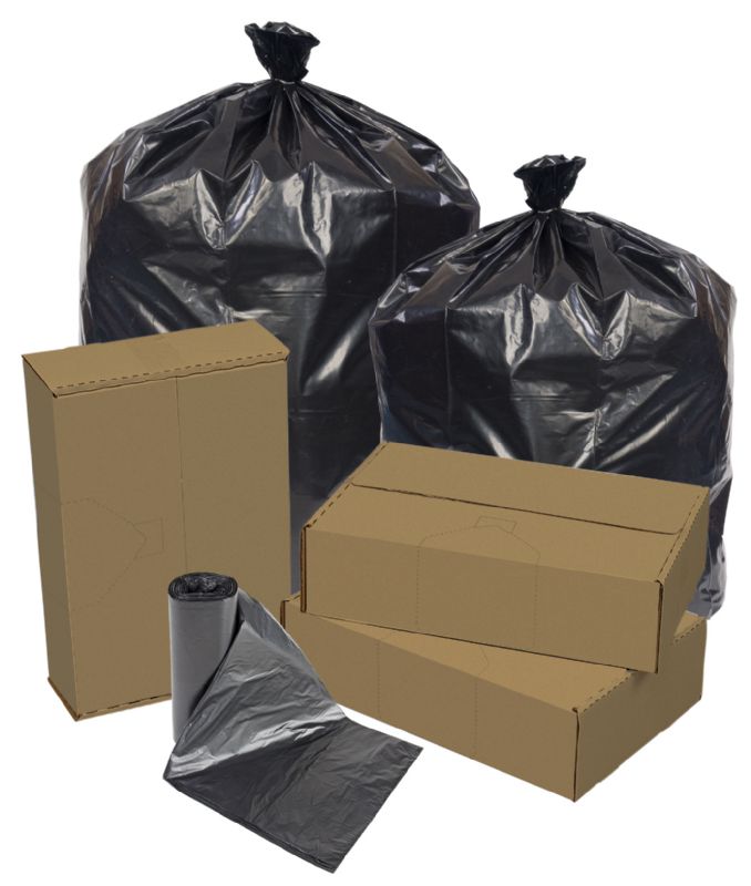 LINER TRASH BLACK 60 GALLON
