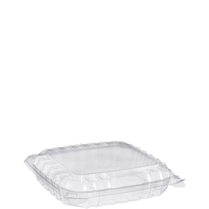 CONTAINER PLASTIC CLEAR SEAL 8.25X8.25X2