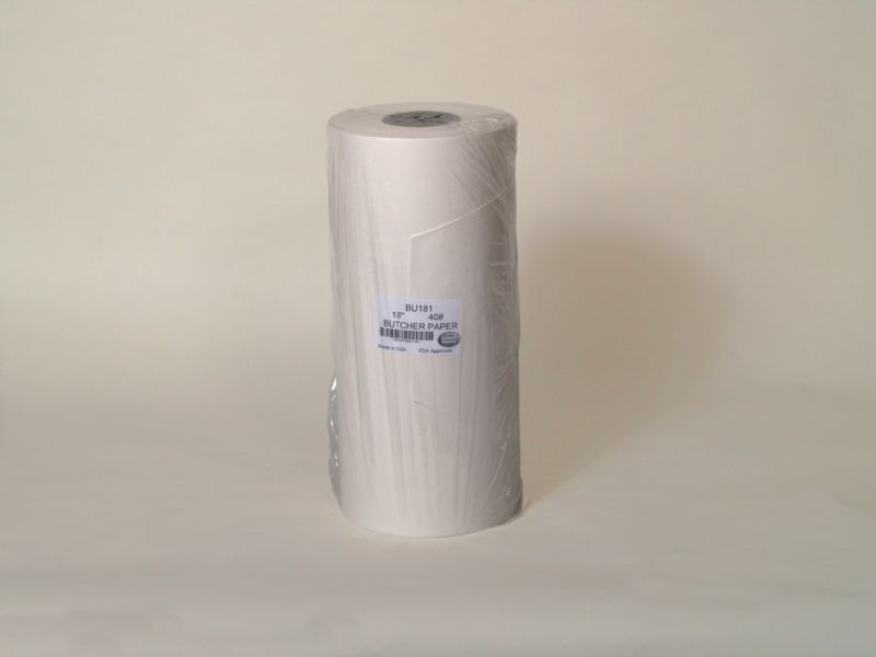 WRAP BUTCHER PAPER WHT 18X1000