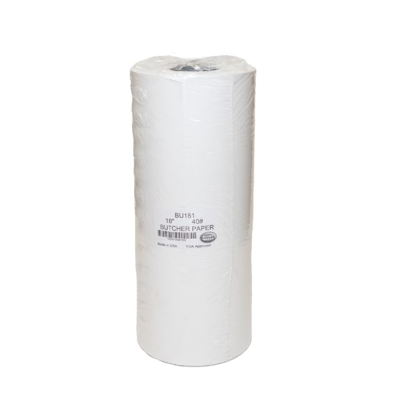 WRAP BUTCHER PAPER WHT 18X1000