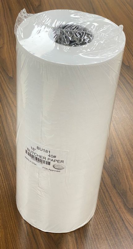 WRAP BUTCHER PAPER WHT 18X1000