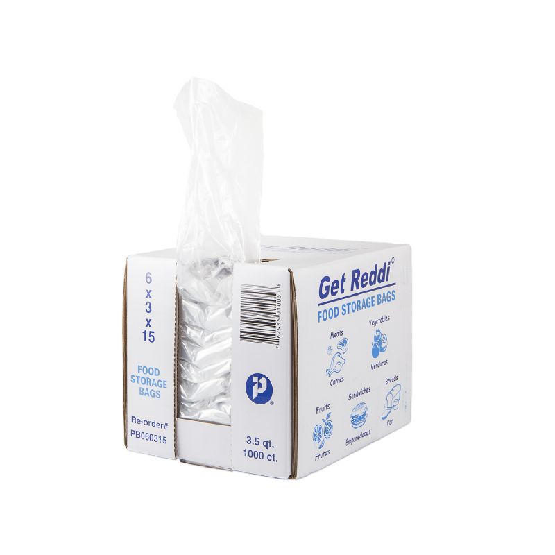 POLY FOOD BAG 6X3X15