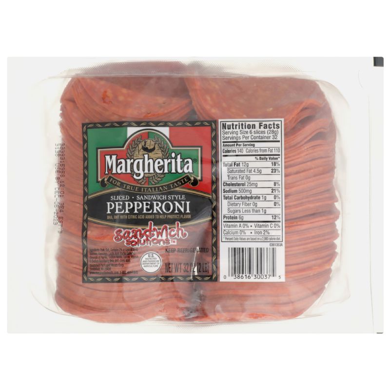 PEPPERONI SLICE SANDWICH STYLE