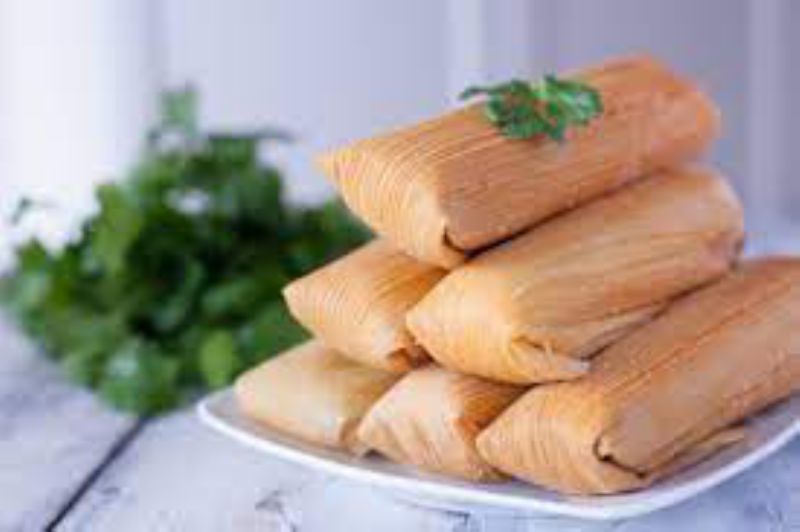 TAMALE PORK CORN HUSK