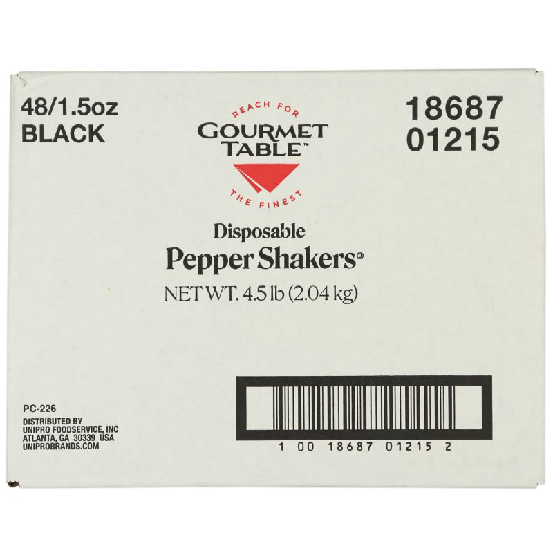 SPICE PEPPER SHAKER DISPOSABLE
