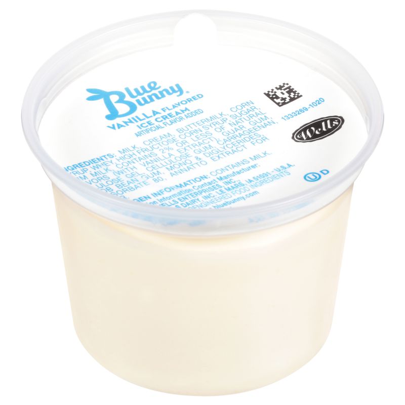 ICE CREAM CUP VANILLA 4 OZ