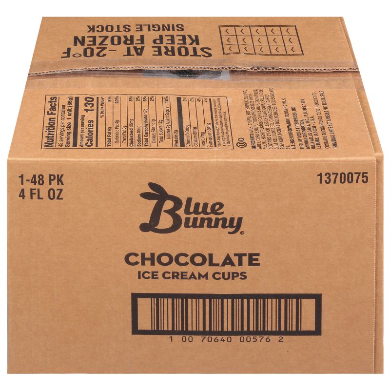 ICE CREAM CUP CHOCOLATE 4 OZ