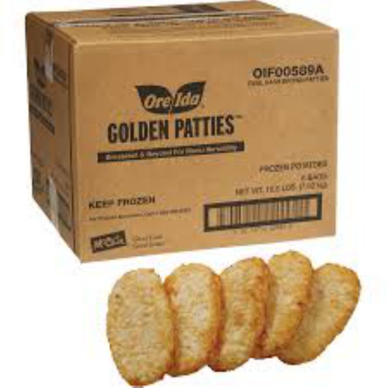 POTATO HASHBROWN OVAL PATTY CN
