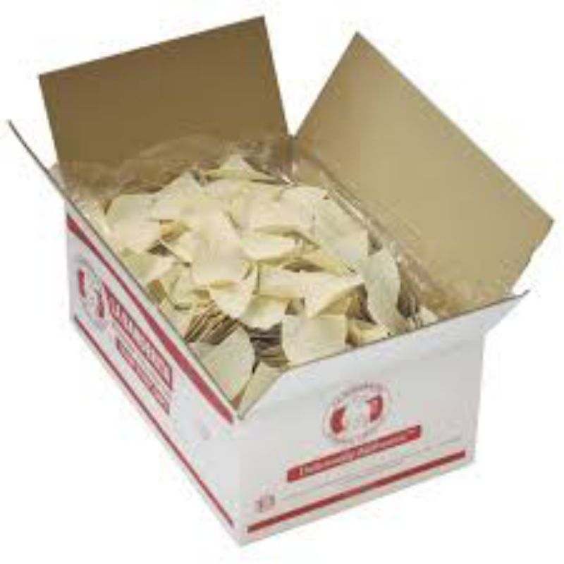 CHIP TORTILLA WHITE XTRA THIN 4 CUT RAW