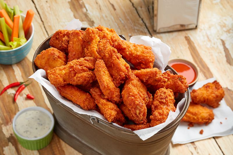 CHICKEN WING SPICY BREADED FC