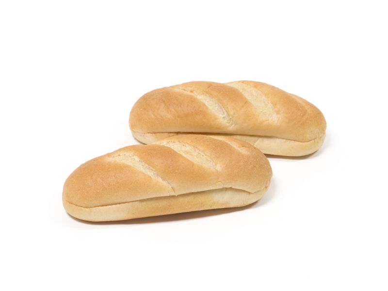 BUN HOAGIE RUSTIC HINGED 7.5