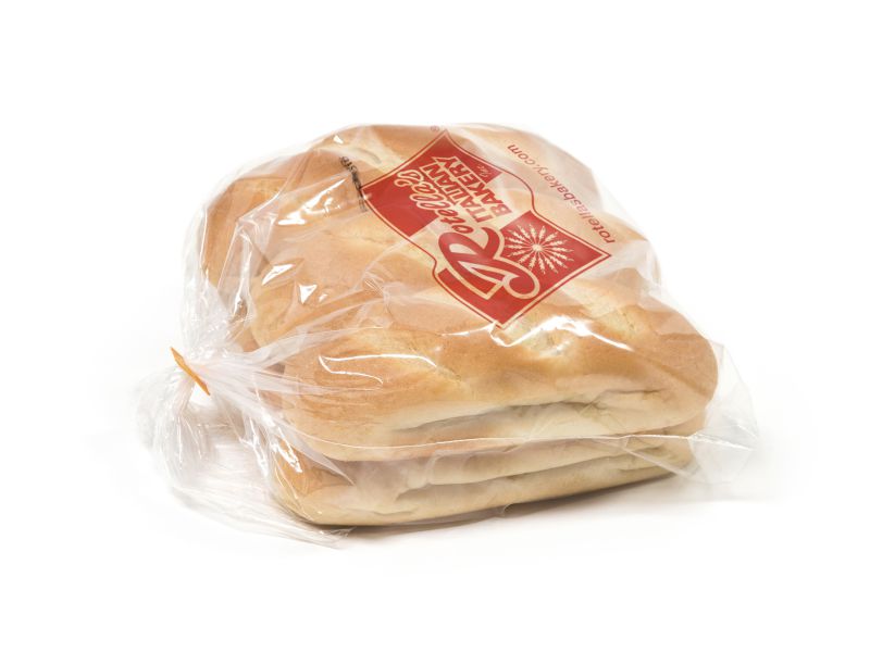 BUN HOAGIE RUSTIC HINGED 7.5