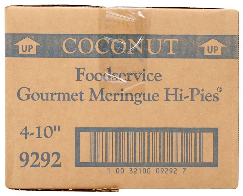 PIE COCONUT MERINGUE GOURMET