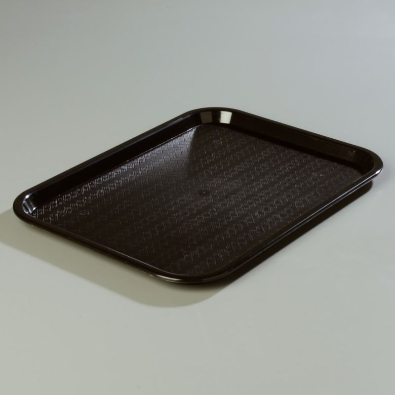 TRAY CAF POLY BLACK NSF 12X16