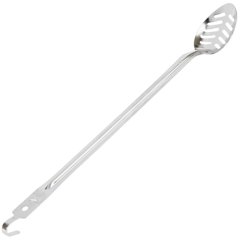 SPOON SERVING SLOTTED S/S HOOKED 21