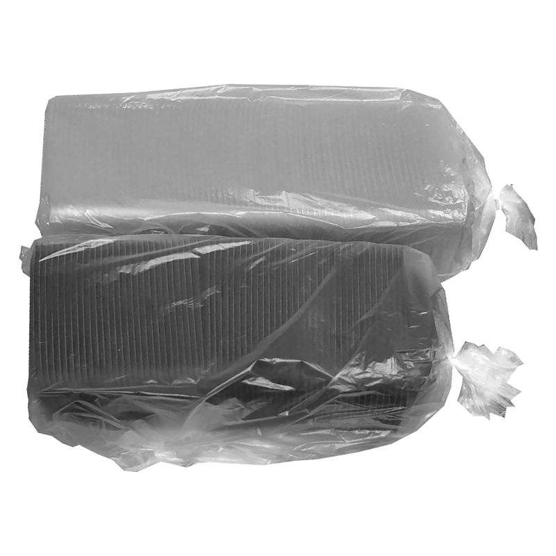 CONTAINER COMBO 12OZ BLACK MICROWAVABLE