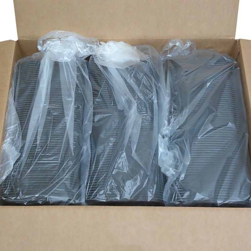 CONTAINER COMBO 12OZ BLACK MICROWAVABLE