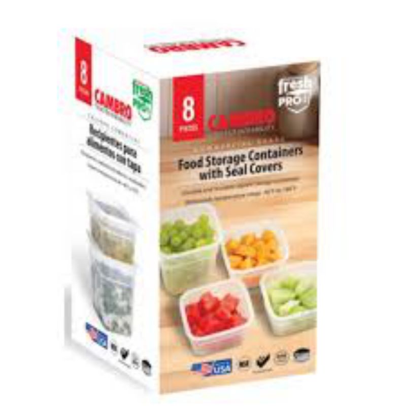 CONTAINER FOOD STORAGE 8PC SET