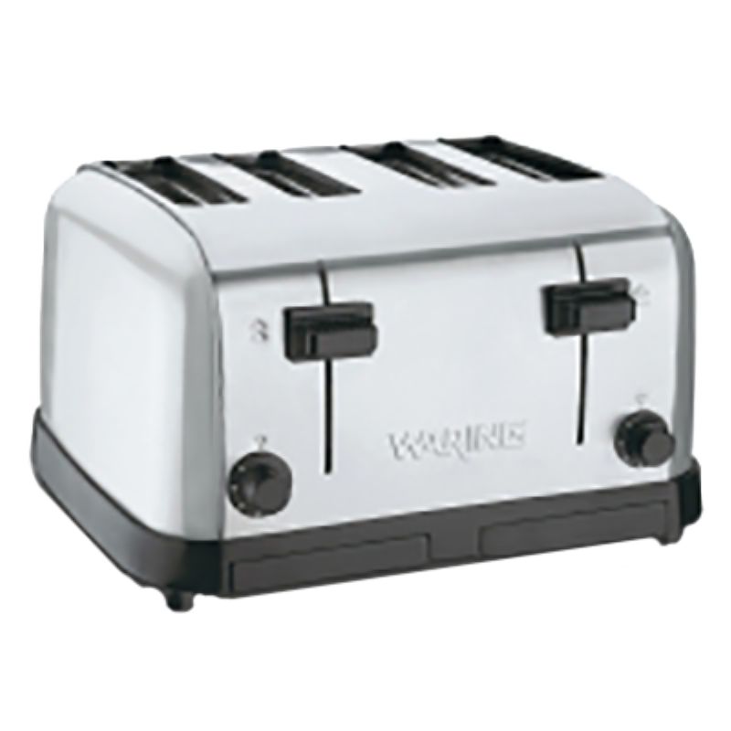 TOASTER 4 SLICE (4 SLOT) COMMERICAL EXTRA WIDE MED DUTY