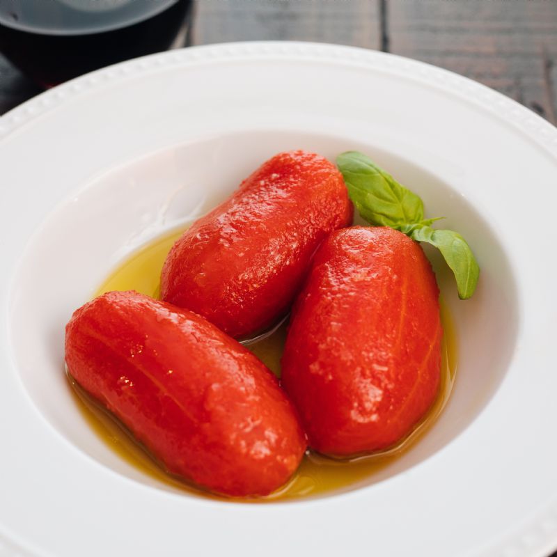 TOMATO WHOLE PEELED BASIL