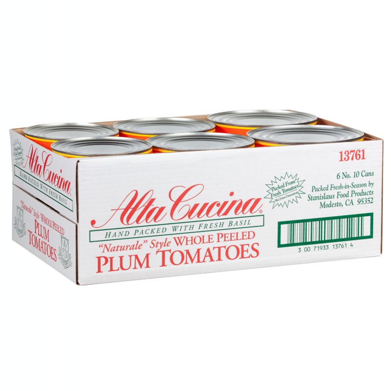 TOMATO WHOLE PEELED BASIL