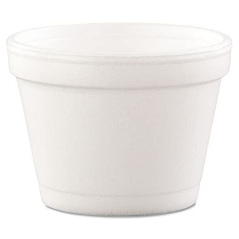 CONTAINER FOAM SQUAT 4 OZ