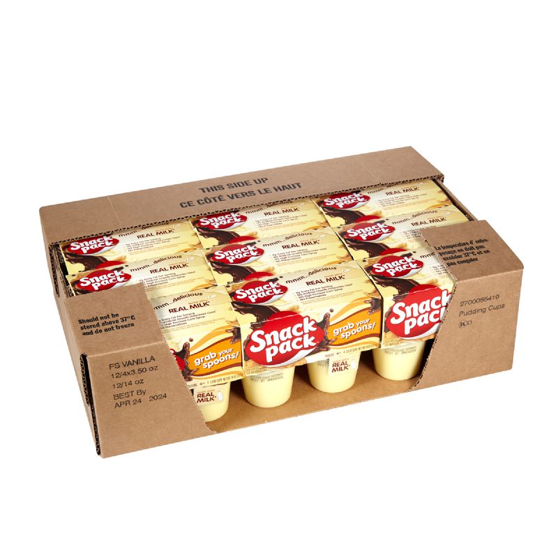 PUDDING VANILLA SNACK PACK SO