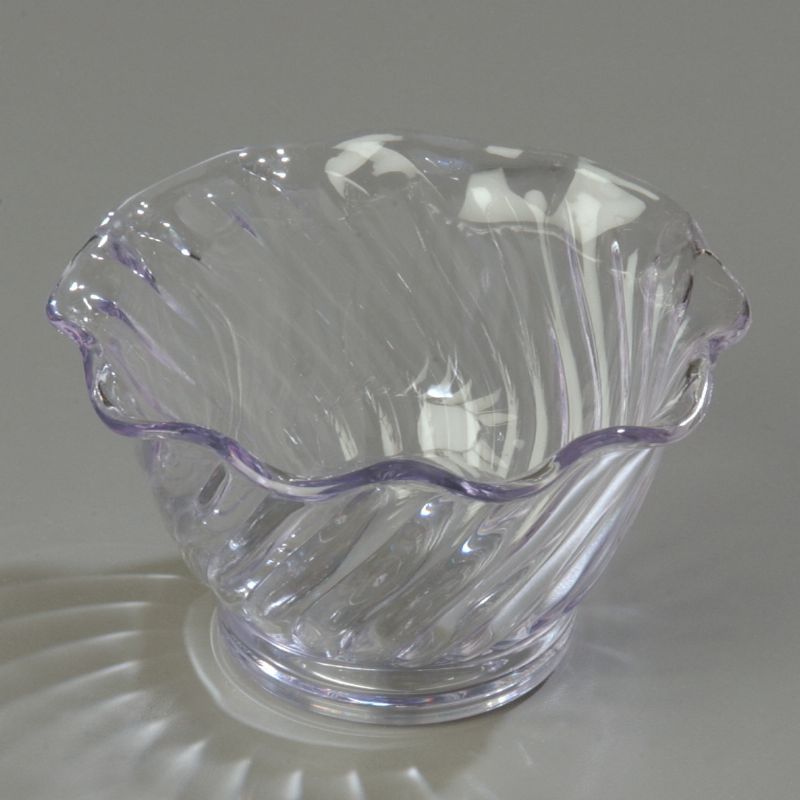 DISH TULIP PLASTIC CLEAR 5 OZ