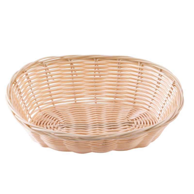 BASKET POLY CORD NATURAL 9X6X3