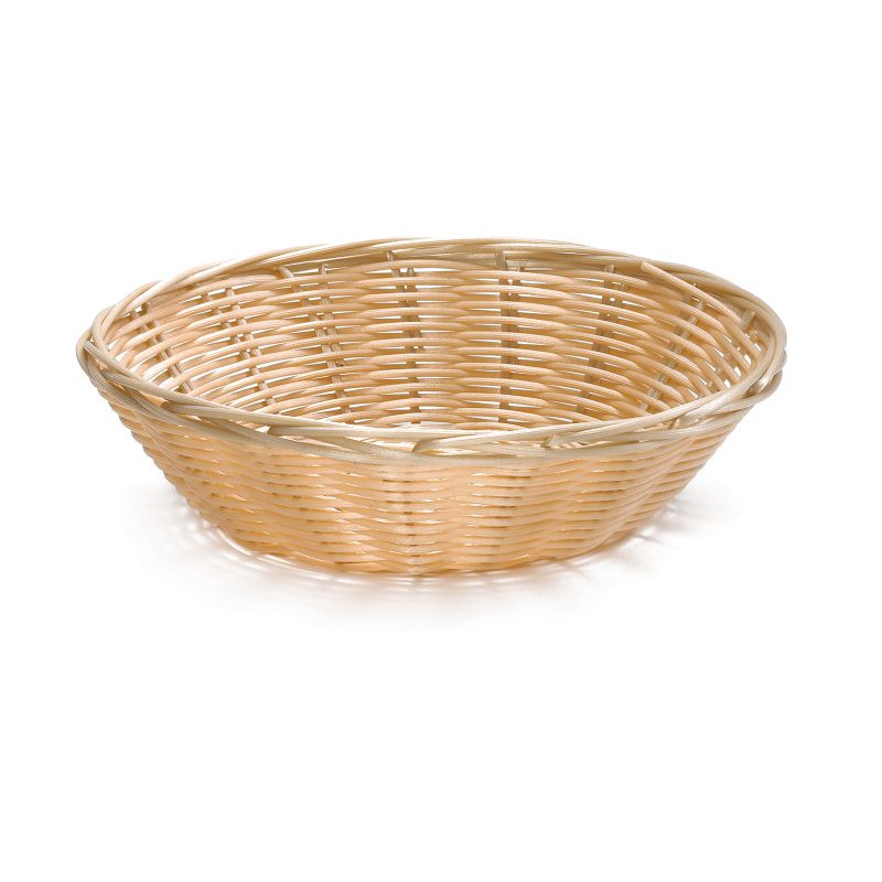 BASKET POLY CORD WICKER 8.5X2.5